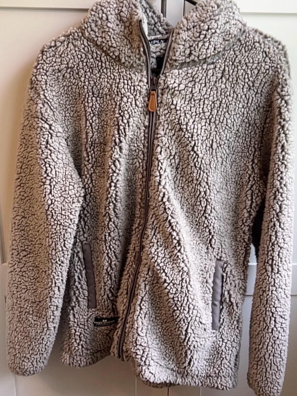 Simply Southern Gray Sherpa Zip Up